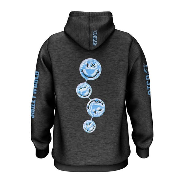 Otso Hættetrøje Smileyworld Connected Grå M Mand