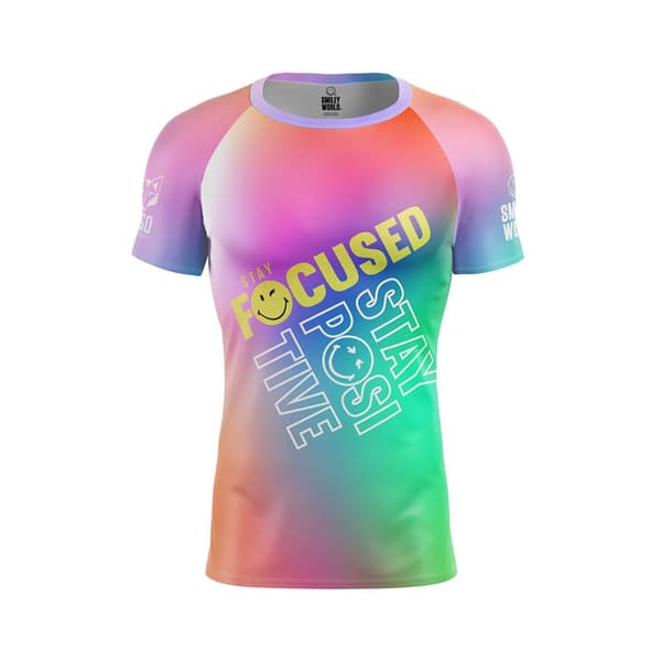 Otso Kortærmet T-shirt Smileyworld Focused Flerfarvet S Mand