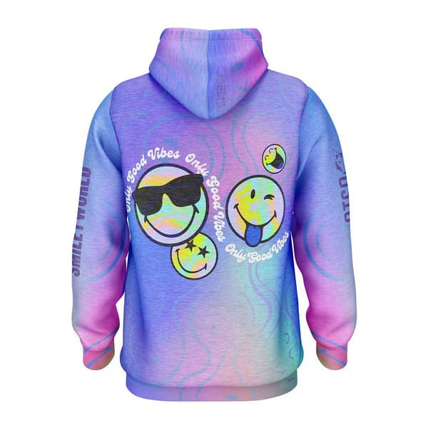 Otso Hættetrøje Smileyworld Vibes Lilla XS Mand