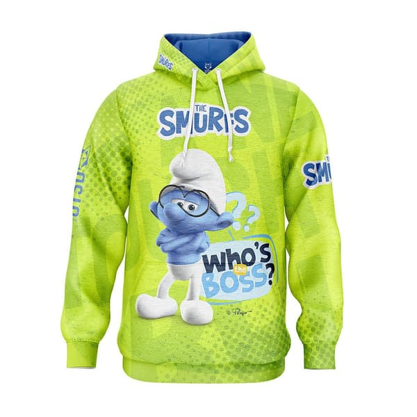 Otso Huppari Smurfs Boss Vihreä XL Mies