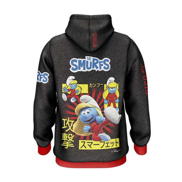 Otso Hættetrøje Smurfs Manga Sort XL Mand
