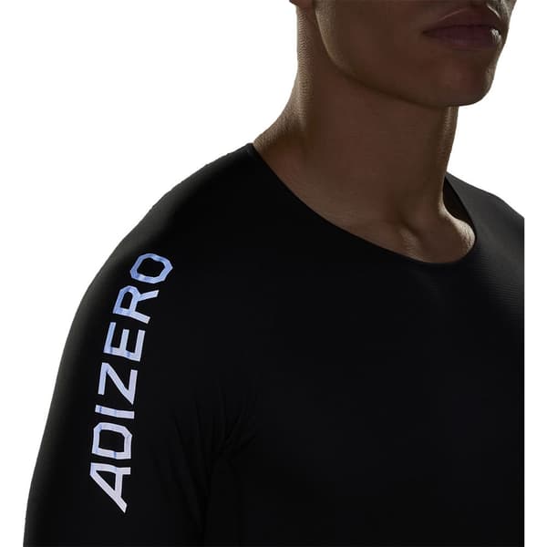 Adidas Långärmad T-shirt Adizero L Svart 2XL Man