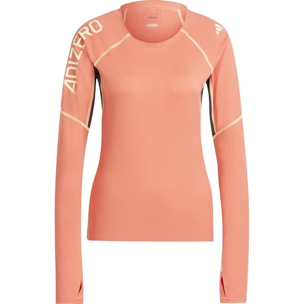 Adidas Långärmad T-shirt Ekiden Orange M Kvinna