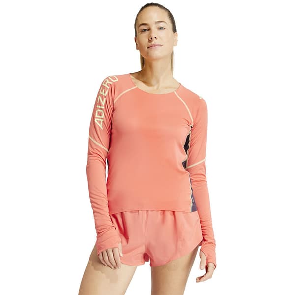 Adidas Langærmet T-shirt Ekiden Orange M Kvinde