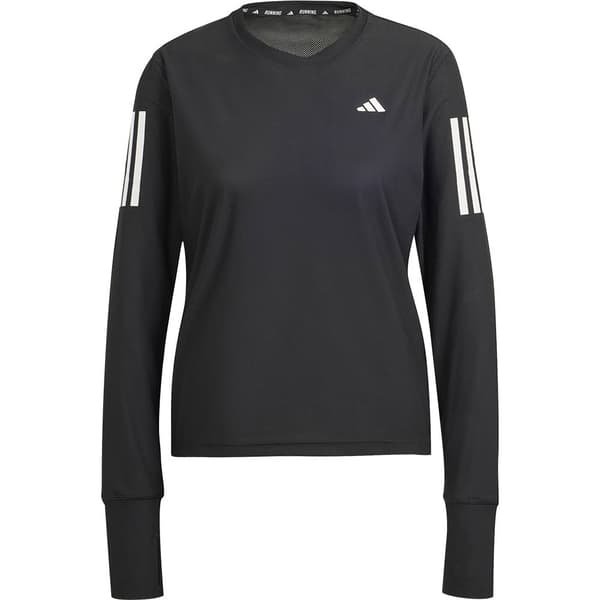 Adidas Långärmad T-shirt Own The Run Base Svart XS Kvinna