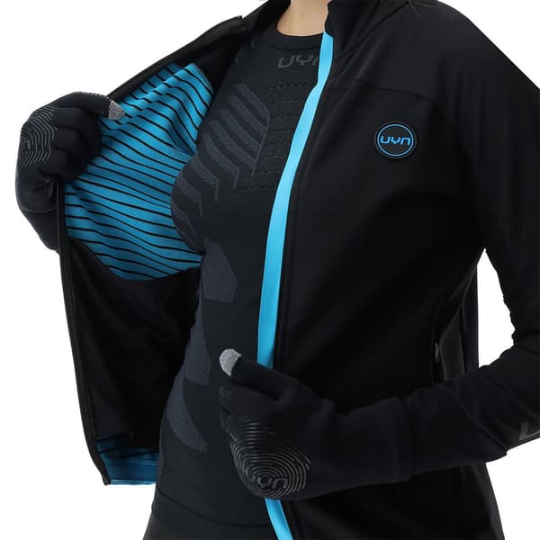 Uyn Sweatshirt Med Fuld Lynlås Cross Country Skiing Coreshell Sort S Kvinde