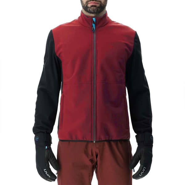 Uyn Sweatshirt Med Fuld Lynlås Spire Softshell Rød S Mand