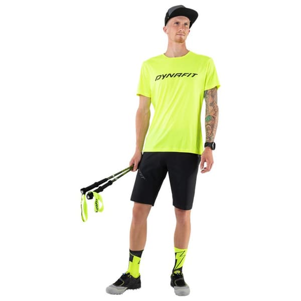 Dynafit Kortärmad T-shirt Traverse 2 Gul XL Man