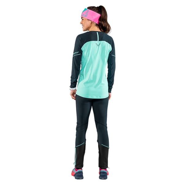 Dynafit Langærmet T-shirt Alpine Pro Blå DE 34 Kvinde