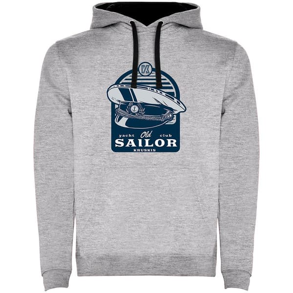 Kruskis Tvåfärgad Luvtröja Sailor Grå M Man