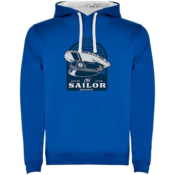 Kruskis Tvåfärgad Luvtröja Sailor Blå 3XL Man