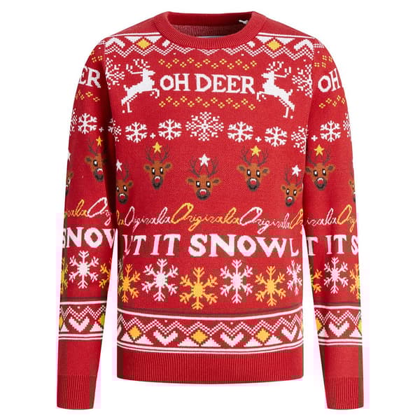 Jack & Jones Tröja Jorhoho Knit Röd 14 Years Pojke