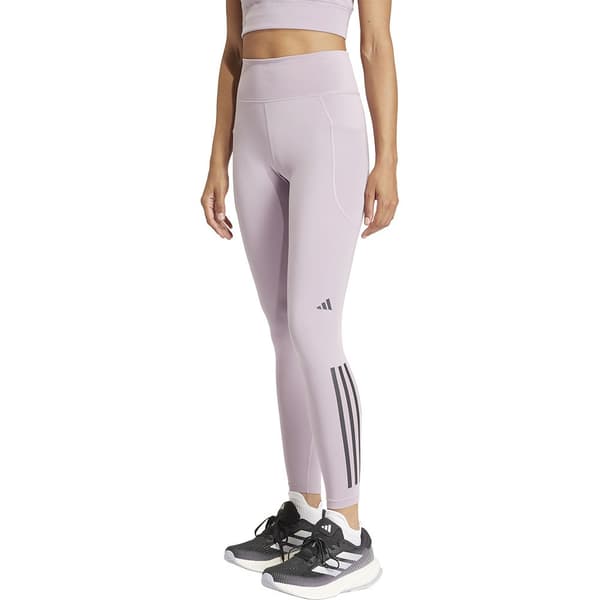 Adidas Stripes Leggings Dailyrun 3 7/8 Hvid XL Kvinde