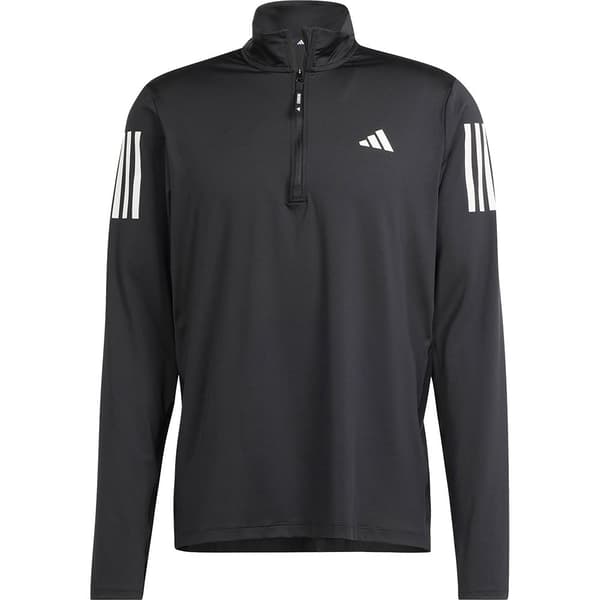 Adidas Tröja Med Halv Dragkedja Own The Run Base Svart M / Regular Man