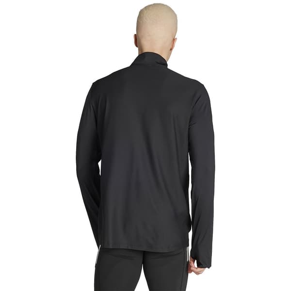Adidas Tröja Med Halv Dragkedja Own The Run Base Svart M / Regular Man