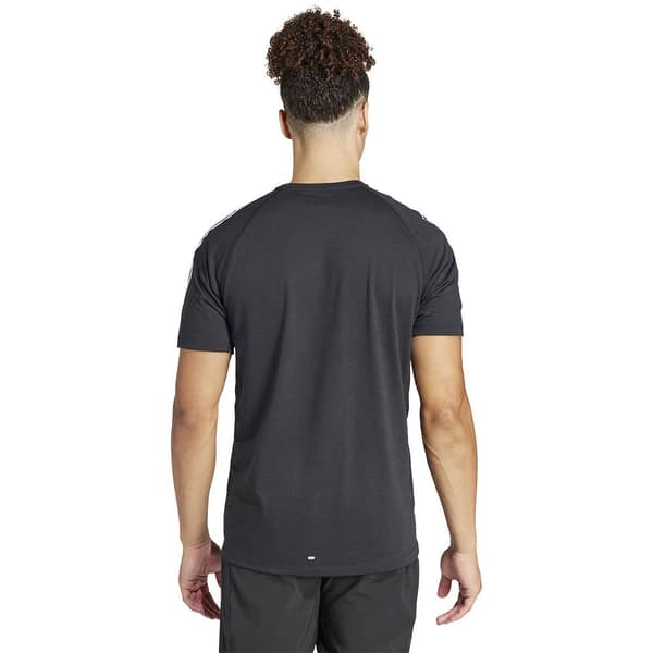 Adidas Stripes Kortærmet T-shirt Own The Run Excite 3 Sort XL / Regular Mand