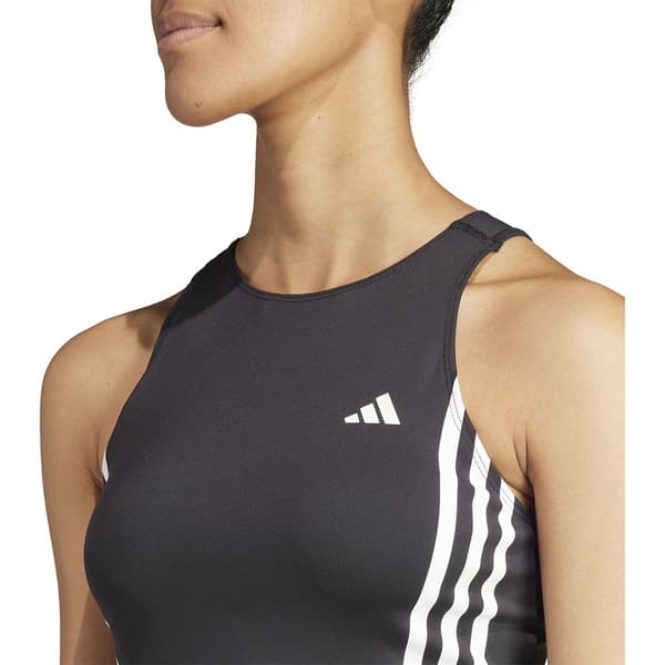 Adidas Stripes ærmeløs T-shirt Own The Run Excite 3 Sort S Kvinde