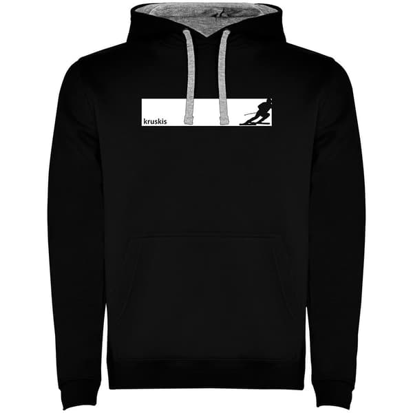 Kruskis Luvtröja Frame Ski Two-colour Svart 3XL Man