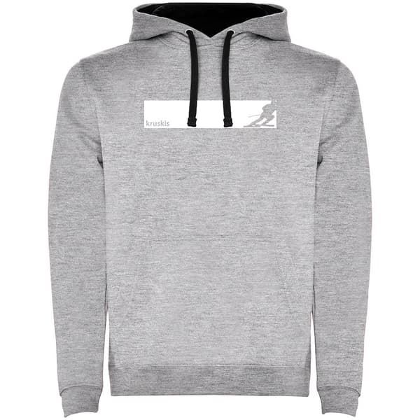 Kruskis Luvtröja Frame Ski Two-colour Grå 2XL Man