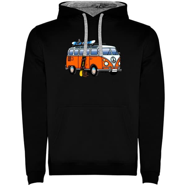 Kruskis Luvtröja Hippie Van Snowboard Two-colour Svart M Man