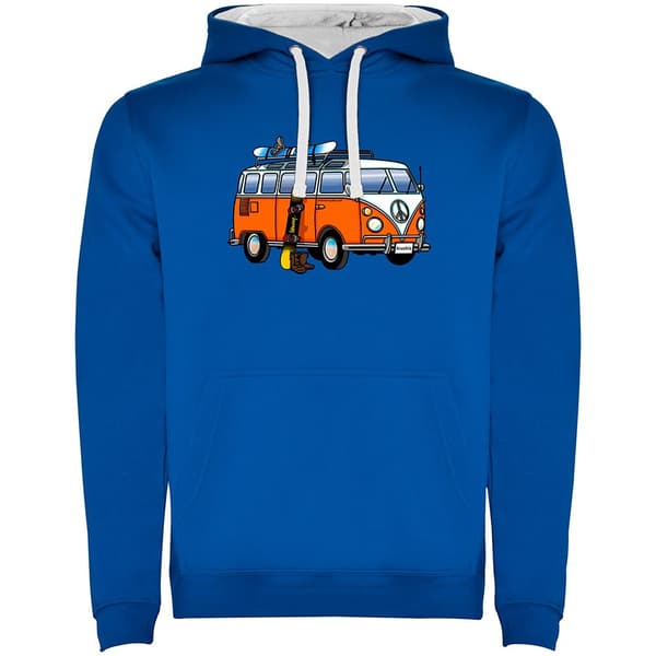 Kruskis Luvtröja Hippie Van Snowboard Two-colour Blå S Man