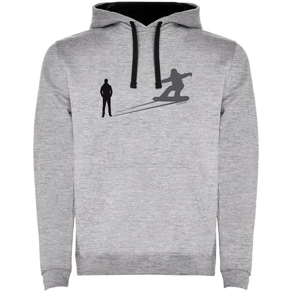 Kruskis Hættetrøje Shadow Snow Two-colour Grå XL Mand