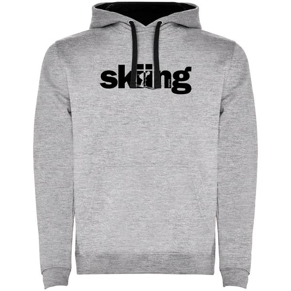 Kruskis Huppari Word Skiing Two-colour Harmaa 2XL Mies