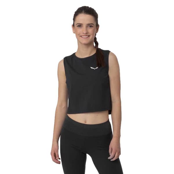 Salewa Ærmeløs T-shirt Pedroc Dry Resp Hyb Sort S Kvinde