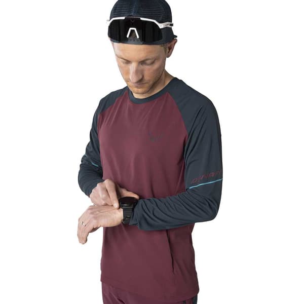 Dynafit Langærmet T-shirt Alpine Pro Rød M Mand