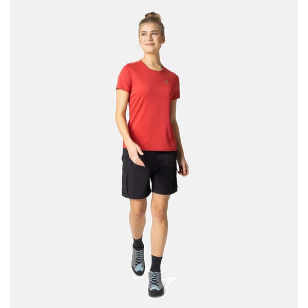 Odlo Kortärmad T-shirt Cardada Orange L Kvinna