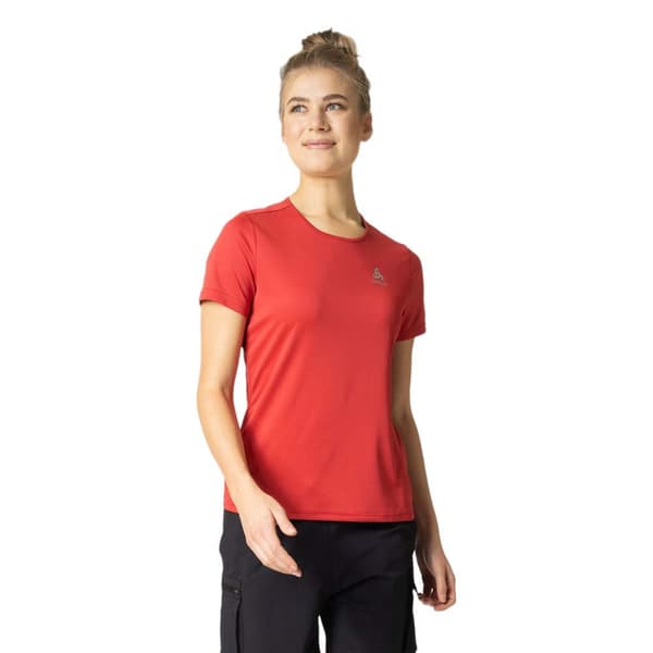 Odlo Kortärmad T-shirt Cardada Orange L Kvinna
