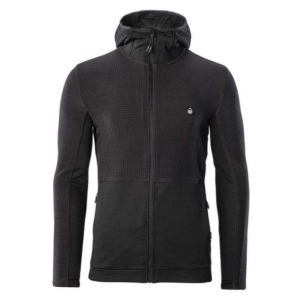 Elbrus Sweatshirt Med Full Dragkedja Bessan Polartec Svart XL Man