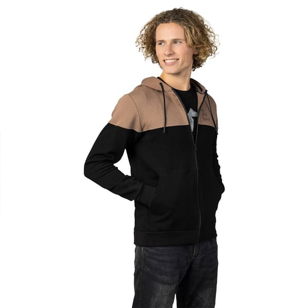Hannah Sweatshirt Med Fuld Lynlås Fezco Brun L Mand