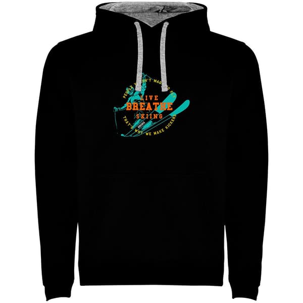 Kruskis Luvtröja Breathe Bicolor Svart M Man