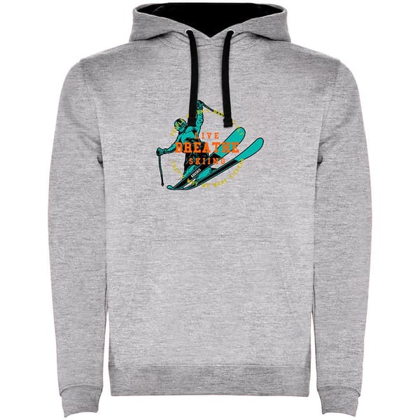 Kruskis Luvtröja Breathe Bicolor Grå 2XL Man