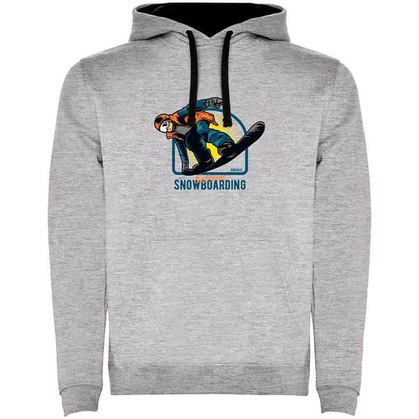 Kruskis Hættetrøje Extreme Snowboarding Bicolor Grå 3XL Mand