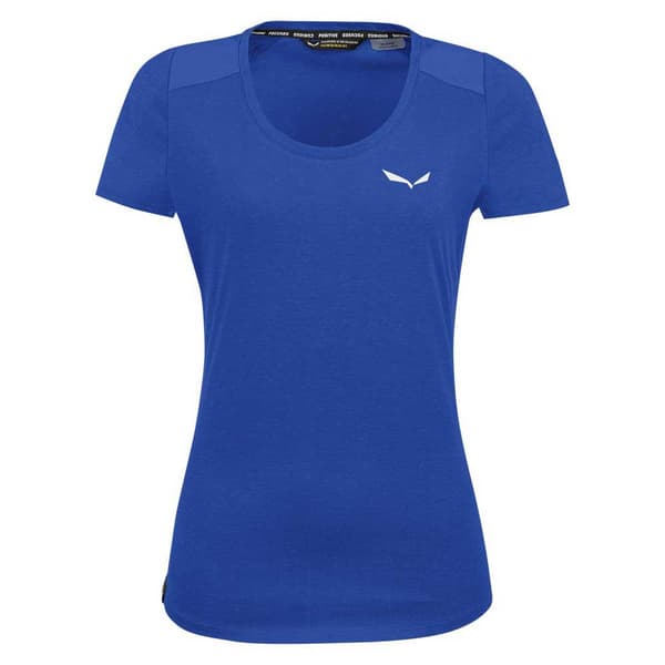 Salewa Kortärmad T-shirt Lavaredo Blå M Kvinna