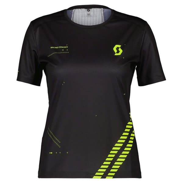 Scott Kortærmet T-shirt Rc Run Sort M Kvinde