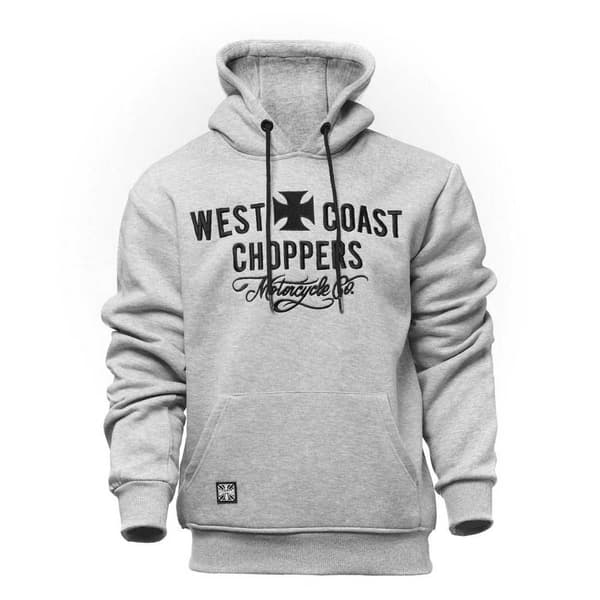 West Coast Choppers Hættetrøje Motorcycle Co Grå S Mand