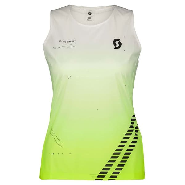 Scott Ärmlös T-shirt Rc Run Gul S Kvinna