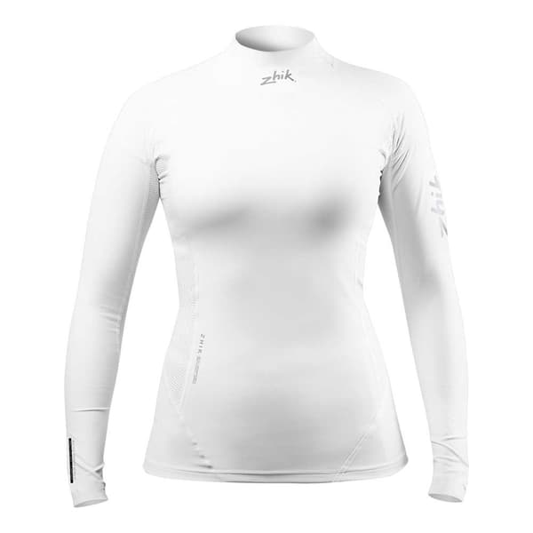 Zhik Langærmet T-shirt Eco Spandex Hvid S Kvinde