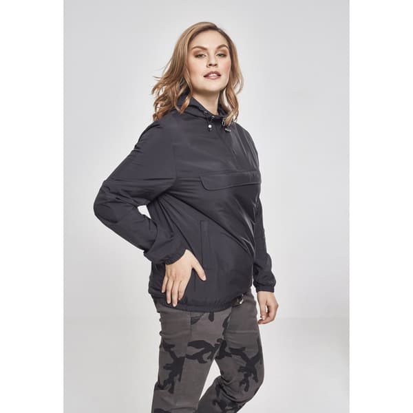 Urban Classics Sweater Stor Basic Sort 3XL Kvinde