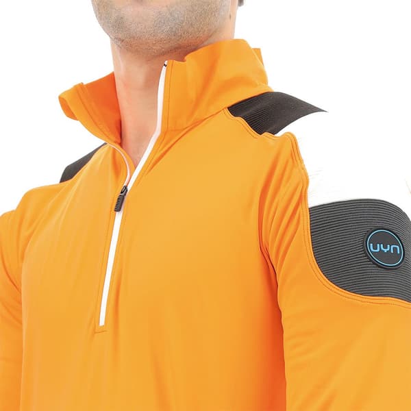 Uyn Halv Lynlå Sweatshirt Natyon Tricolor 2nd Orange S Mand