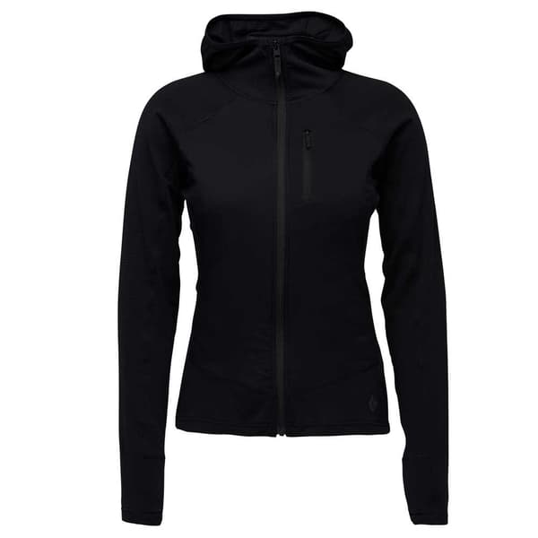 Black Diamond Luvtröja Coefficient Lt Svart S Kvinna