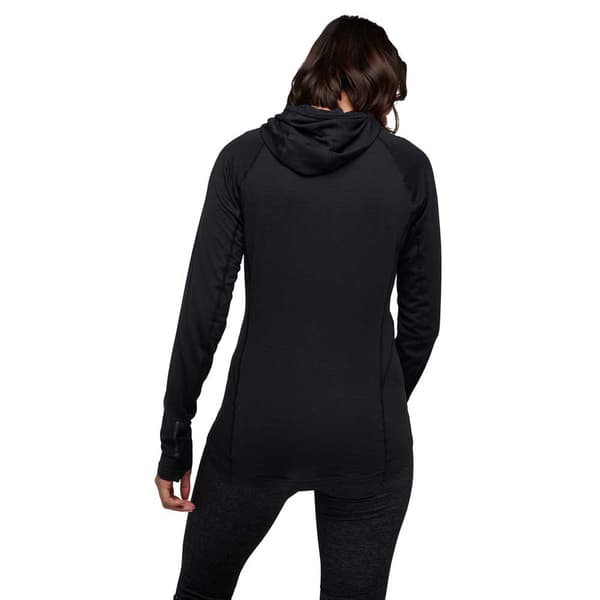 Black Diamond Luvtröja Coefficient Lt Svart S Kvinna