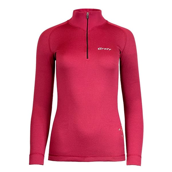 Graff Långärmad T-shirt Termo Active Duo Skin 300 Röd 2XL Kvinna