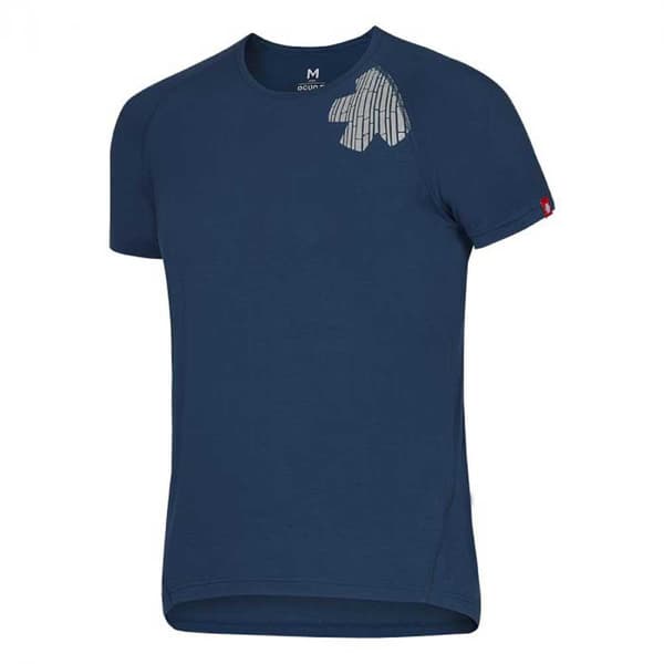 Ocun Kortärmad T-shirt Bamboo Blå S Kvinna