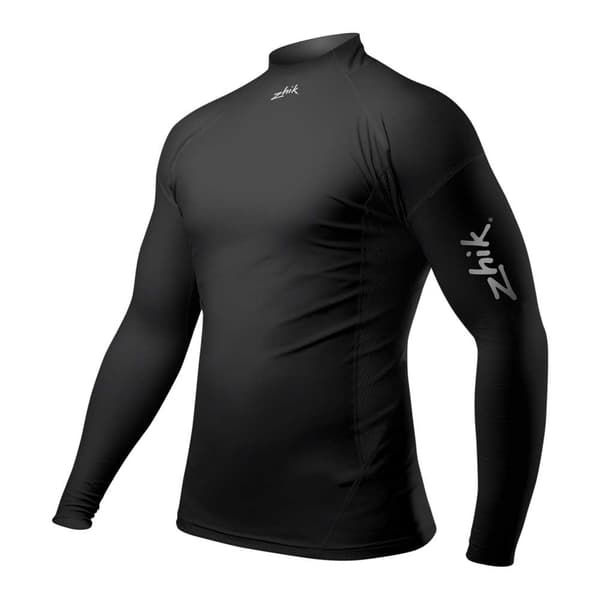 Zhik Langærmet T-shirt Eco Spandex Sort M Mand