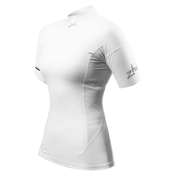 Zhik Kortærmet T-shirt Eco Spandex Hvid S Kvinde