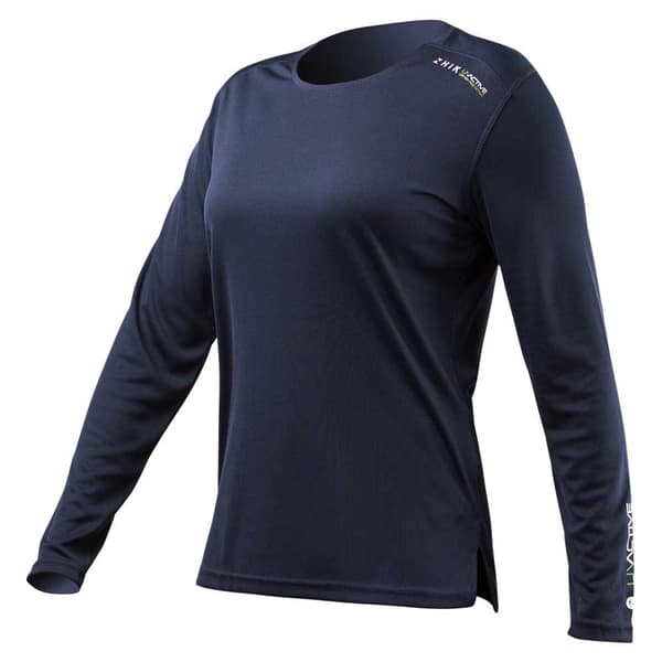 Zhik Langærmet T-shirt Uvactive™ Blå S Kvinde